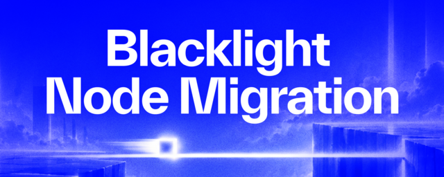 Blacklight Node Migration
